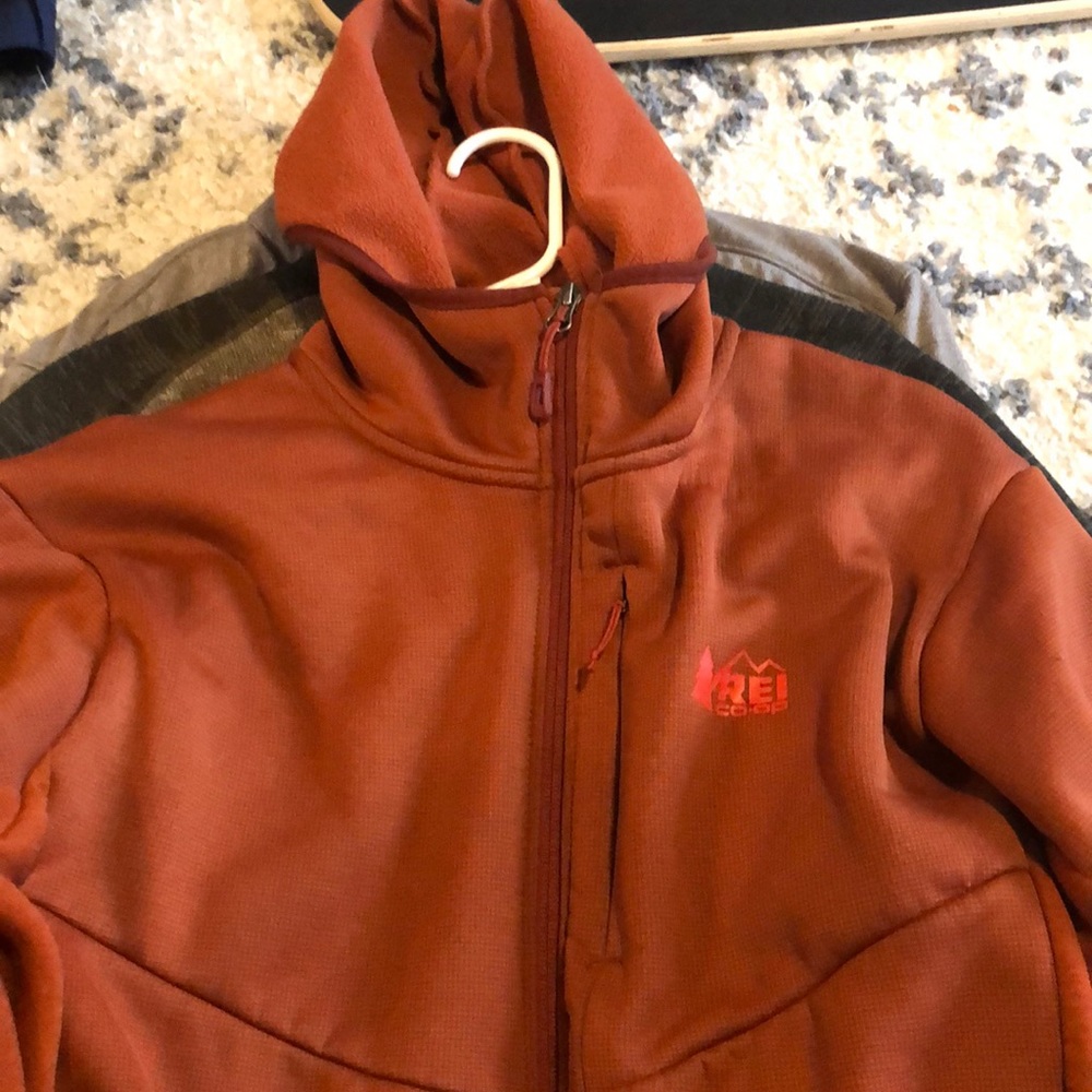 REI hiking hoodie